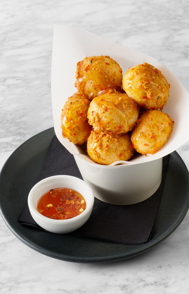 Hot Honey Dough Balls